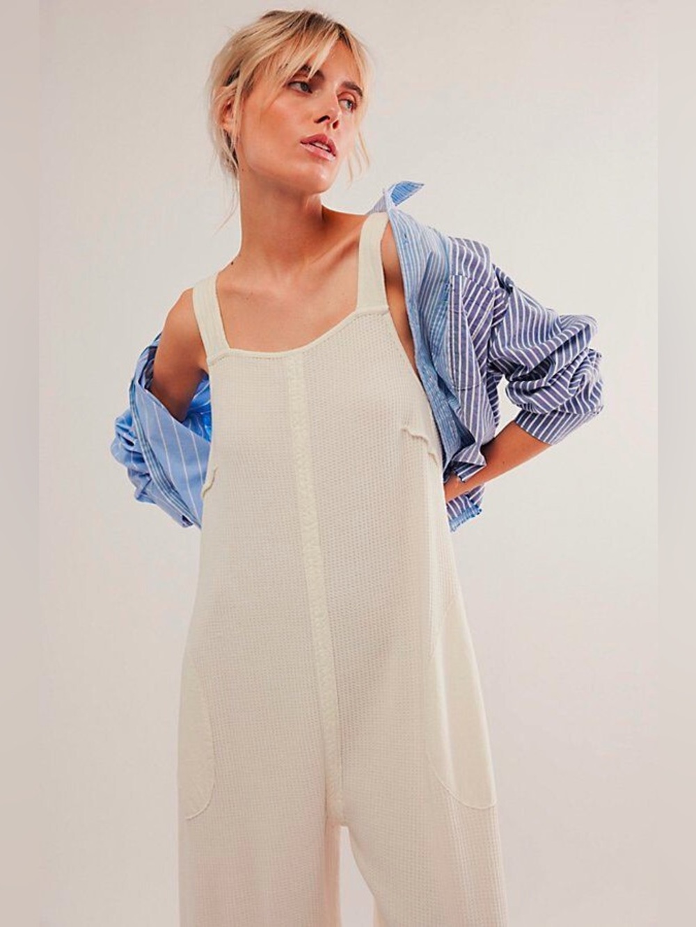FP One Callie One-Piece Wide-Leg Thermal Jumpsuit